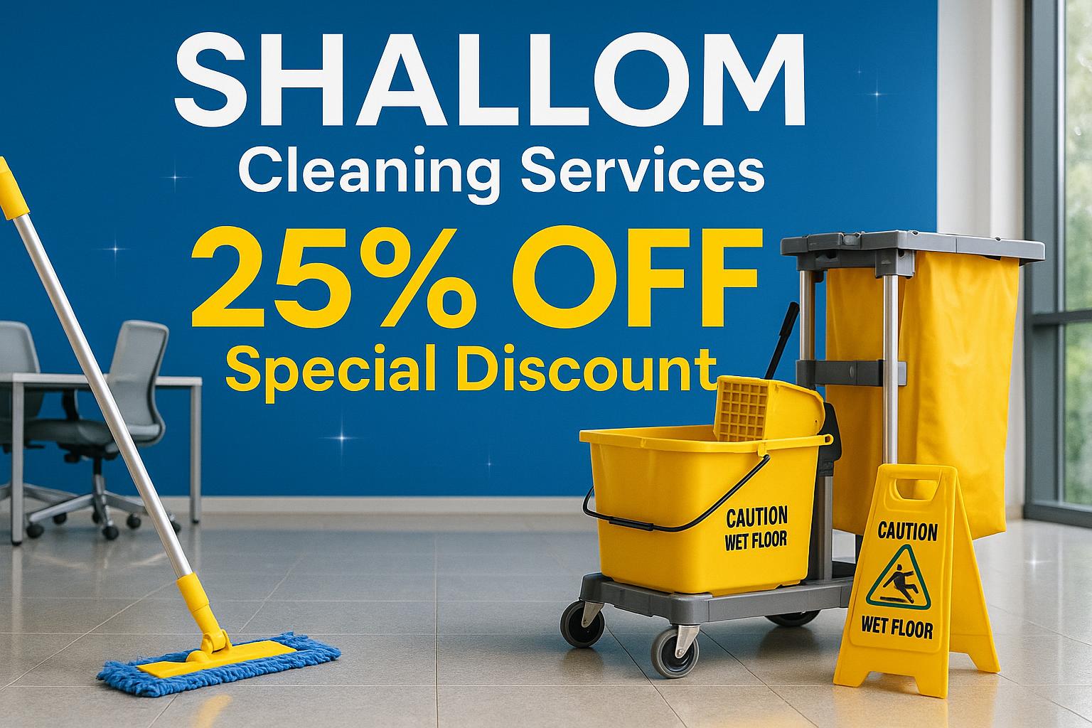 Shallom Cleaning Services Special Discounts